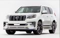 Toyota Land Cruiser Prado Pakai Body Kit Custom dan Pelek Baru 