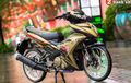 Yamaha MX King 150 Pakai Baju Warna Tembaga dan Pelek Palang Lima