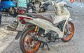 Saudara Honda Supra X 125 Makin Keren Pasang Rem Cakram Depan-Belakang