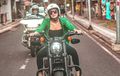 Wika Salim Jagonya Bikin Netizen Terpana, Naik Harley-Davidson Gayanya Asyik Banget, Enggak Takut Masuk Angin?