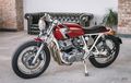 Gaya Minimalis Honda CB750 Brat Cafe, Garpu Depan Pinjam Yamaha