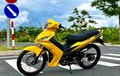 Yamaha Jupiter MX 135 Modis, Berjubah Kuning Pasang Aksesori Mewah