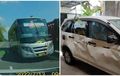 Tak Bisa Ngelak, Sopir Bus Ponorogo-Surabaya Jadi Tersangka Penyerempetan Toyota Avanza di Madiun