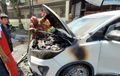 Diduga Gara-gara Korsleting, Satu Unit Toyota Innova Venturer di Malang Gosong