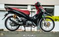 Honda Supra X 125 Berparas Manis, Kaki-kaki Juara Dipasok Part Mewah