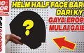 Unboxing Helm Half Face KYT Terbaru, Desain Keren Eropa Banget