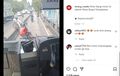 Pemotor Dibuat Kocar-kacir Saat Lewat Jalur Transjakarta, Bahkan Ada yang Motornya Sampai Oleng, Ending-nya Ditilang Juga