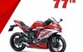 Rayakan HUT Ke-77 RI, Intip Harga Kawasaki Ninja ZX-25R Merah Putih