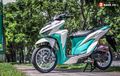 Bodi Nyentrik Honda Vario 150, Pilih Warna Putih dan Tosca, Aksesorinya Menggoda