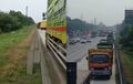 Viral Puluhan Truk dan Mobil Berhenti di Bahu Jalan Ruas Tol Cibitung, Ternyata Kena Masalah yang Sama Berjamaah