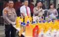 Polsek Bekasi Timur Berhasil Gagalkan Peredaran Oli Palsu, Ada Merek MPX hingga Shell