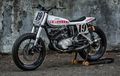 Yamaha RD125 Jadi Street Tracker, Bodi Apik Berbalut Livery Legendaris