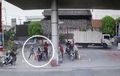Pria Plontos Coba Bakar SPBU, Lempar Korek Saat Honda Vario Isi Pertalite