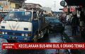 Jalur Tengkorak Kertek Cabut 6 Nyawa, Bus Hajar Innova Sampai Livina