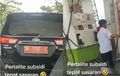The Real Subsidi Salah Sasaran, Toyota Kijang Innova Venturer Pelat Merah Nekat Isi Pertalite di SPBU Pertamina