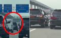 Tol Jagorawi Mencekam, Fortuner Pelat Dinas Diduga Acungkan Pistol ke Pengemudi Avanza, Polisi Turun Tangan