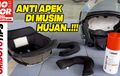 Bikin Helm Bebas Bau Apek di Musim Hujan, Ada Banyak Caranya!