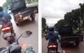 Mobil Pikap Kabur Usai isi BBM, Sejumlah Motor Ngebut Kejar, Begini Endingnya