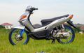 Modifikasi Yamaha Nouvo Elegan, Kaki-kaki Kece, Pakai Pelek Jari-jari