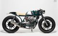 Bodi Elok Moto Guzzi V50 Berubah Gaya Jadi Cafe Racer Simpel