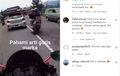 Pengendara Honda Tiger Kena Batunya, Nekat Nyalip di Marka Garis Tak Terputus, Berakhir Tiduran di Jalan