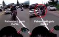 Kenali Lagi Fungsi Marka Jalan, Biar Enggak Kena Apes Kayak Pengendara Honda Tiger Satu Ini