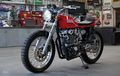 Honda CB450 Jadi Street Tracker Kece, Garpu Depan Comot Milik R6
