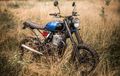 Inspirasi Custom Scrambler Minimalis, Ubahan Simpel Pakai Bahan Honda NX650 Dominator