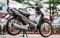 Honda Supra X 125 Generasi Pertama Makin Gaya Pakai Pelek Excel Emas