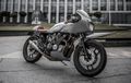 Yamaha XJ600 Cafe Racer, Fokus Ubah Bodi, Pakai Warna Nardo Grey