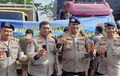 Nunggu Kapal Keciduk Polisi, Lima Truk Disita, Bukti 60 Ton Solar Ilegal