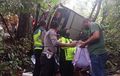 Sopir Sempat Teriak Rem Blong, Bus Pariwisata Berakhir ke Jurang di Sarangan, Banyak Nyawa Melayang