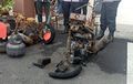 Kalap Perkara Uang Sisa Beli Bensin, Dua Pemuda Bakar Bengkel Motor, Kerugian Rp 500 Juta