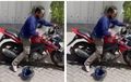 Netizen Geregetan, Maling di Kosan Putri Kabur Pakai V-Ixion, Helm dan Sepatu Ditinggal