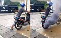 Video Knalpot Honda Supra X Keluarkan Asap Hitam Viral di Media Sosial, Netizen Sampai Dibuat Heran