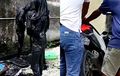 Akibat Bonceng Tiga Naik Honda Vario 150, Tiga Siswi Terjun ke Selokan Hingga Mirip 'Venom', Padahal Ada Sanksinya Lo