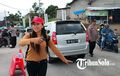 Pengendara Bisa Gagal Fokus Kalau ke Cepogo Cheese Park, Ada Sosok Wanita Cantik Ikut Atur Lalu Lintas Pengunjung Nih
