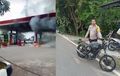 Suzuki Thunder Bikin Geger SPBU Pertamina, Api Tiba-tiba Muncul dari Bawah Tangki BBM