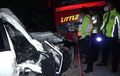 Mengerikan, Lima Orang Tewas, Bodi Honda Mobilio Gepeng di Depan Truk Tronton Parkir