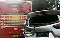 Gara-gara Rem Mendadak, Mitsubishi Xpander Bonyok Diseruduk Bus Suroboyo