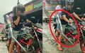 Seolah Ingin Tampil Beda, Pengendara Honda CB150R Pasang Knalpot Brong Dongak ke Atas