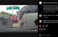 Ulah Sopir Bus BPK RI Ini Bikin Netizen Kesal, Asal Potong Lajur di Exit Tol Desari