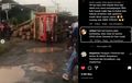 Truk Oleng di Jalan Desa Tlogorejo Dihujat Netizen, Dibilang ODOL Jadi Penyebab Utamanya