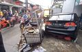Honda Civic Bikin Pedagang Tutup Lebih Awal, Gerobak Dibikin Ambyar
