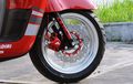 Modifikasi Yamaha Fazzio Dandan Sporty, Pakai Velg Forged NMAX dan Cakram Belakang