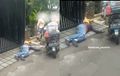 Honda Vario 125 Terparkir di Tepi Jalan, Seorang Kurir Paket Ditemukan Tak Bernapas Oleh Warga