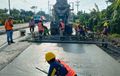 Siap Dukung Kelancaran Mudik Lebaran 2023, Pengecoran Jalan Pantura Brebes-Tegal Dikebut