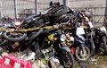 Kuburan Motor Tak Bertuan di Polres Metro Jakarta Pusat, Asal Ditumpuk