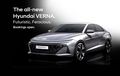 Teaser Mobil Baru Hyundai Verna. Tampil Futuristis, Dapat Mesin Turbo!