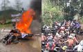 Peserta Event Trail Ngamuk, Dua Skutik dan Satu Kawasaki KLX Panitia Dibakar